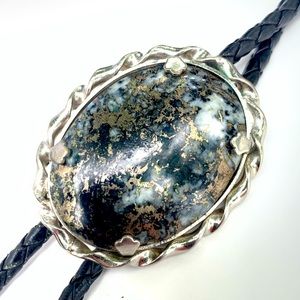 Vintage Quartz Bolo Tie